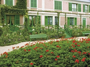Artist Prints: House and garden of the Impressionist painter Claude Monet, Giverny, Eure
