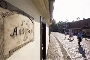 House in Hans Jensens Straede where Hans Christian Andersen grew up, Odense