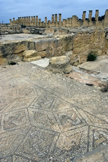 Images Dated 19th October 2007: House of Jason Magnus, Greek and Roman site of Cyrene, UNESCO World Heritage Site