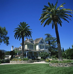 Wineries Prints: The house at the Sutter Home Winery, the sixth largest in the U