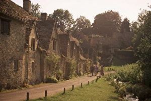 Houses dating from the 14th century, Arlington Row, Bibury, Gloucestershire
