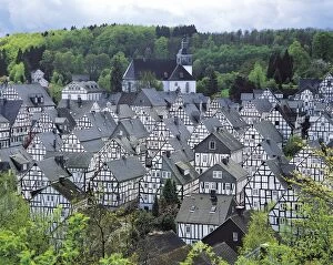 Houses in Freudenberg, Westphalia, Germany