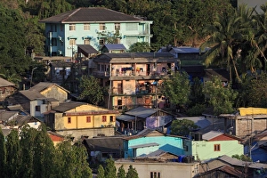 Andaman Islands Prints: Houses in Port Blair, Andaman Islands, India, Asia