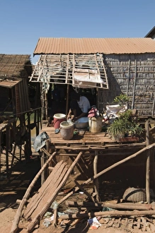 Images Dated 18th January 2008: Houses on stilts on the side of Tonle Sap Lake, near Siem Reap, Cambodia