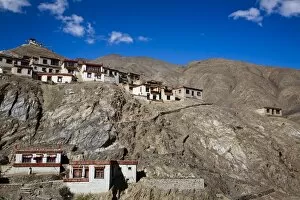 Images Dated 10th September 2008: Housing for monks, Lamayuru Gompa, Ladakh, Jammu and Kashmir, India, Asia
