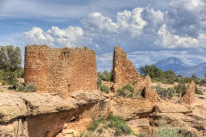 Hovenweep Castle, Square Tower Group, Anasazi Ruins, dating from AD1230 to 1275