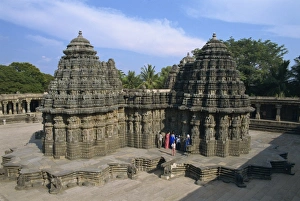 Karnataka Prints: Hoysala period Somnathpur Temple, near Mysore, Karnataka, India, Asia