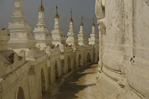 Mandalay Prints: Hsinbyume Pagoda (Myatheindan Pagoda)