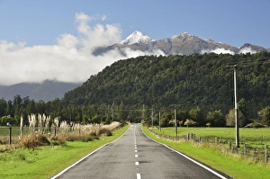 High Way Prints: Hst Highway, near Jacobs River, West Coast, South Island, New Zealand, Pacific