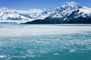 Glacial Prints: Hubbard Glacier in Yakutat Bay, Gulf of Alaska, Southeast Alaska, United States of America