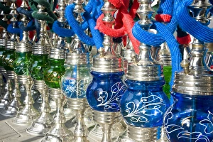 Hubble bubble pipes, Souk Waqif, Doha, Qatar, Middle East