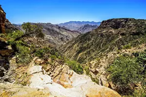Arabia Prints: Huge canyon at the Pre-Aksumite settlement of Qohaito (Koloe), Eritrea, Africa