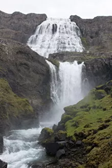 Iceland Gallery: Huge Dynjandi waterfalls, Westfjords, Iceland, Polar Regions