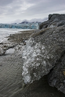 Hornsund Prints: Huge glacier in Hornsund, Svalbard, Arctic