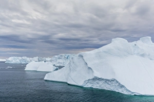 Ilulissat Prints: Huge icebergs calved from the Ilulissat Glacier