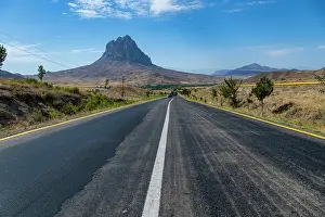 Earth Prints: Huge monolith stands along a road in Nakhchivan