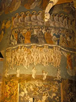 Religious Art Prints: Part of huge mural of the Last Judgement