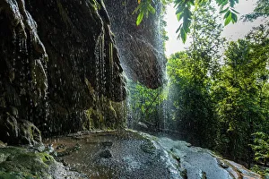 Hughs Dale Waterfall, Christmas island, Australia, Indian Ocean