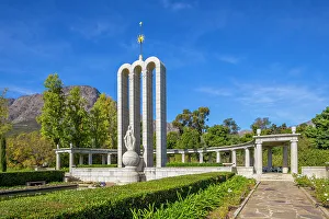 Peaceful Setting Prints: Huguenot Monument, Franschhoek, Western Cape, South Africa, Africa