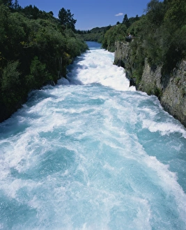 Waikato Prints: Hukanui, the Huka Falls on the Waikato River