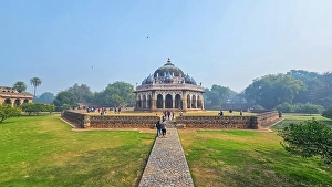 Mughal Prints: Humayun's Tomb Complex, UNESCO, Delhi, India