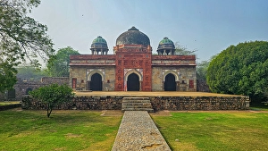 Mughal Prints: Humayun's Tomb Complex, UNESCO, Delhi, India