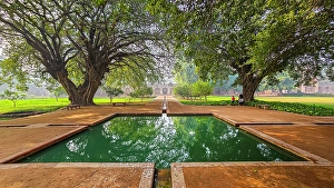 Mughal Prints: Humayun's Tomb Complex, UNESCO, Delhi, India