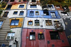 Vienna Prints: Hundertwasser House, Vienna, Austria, Europe