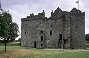 Huntingtower Castle dating from the 15th century