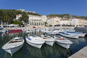 Hvar Island Prints: Hvar Harbour, Hvar Island, Dalmatia, Croatia, Europe