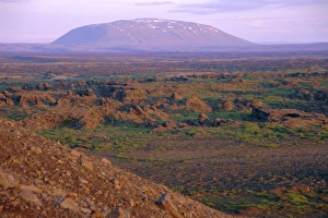 Myvatn Prints: Hverfell (Hverfjall) ash crater in north of the country