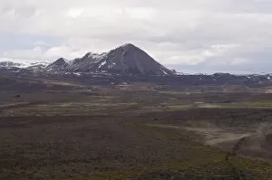 Hverfjall volcano, Reykjahlid, Iceland, Polar Regions