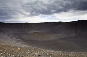 Images Dated 14th November 2007: Hverfjall volcano, Reykjahlid, Iceland, Polar Regions