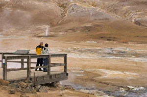 Images Dated 29th May 2007: Hverir geothermal fields at the foot of Namafjall mountain