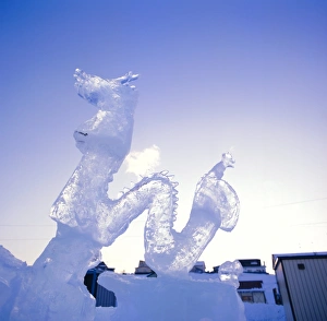 Serpent Prints: Ice carving