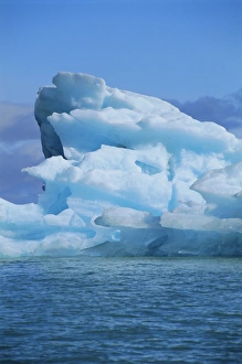 Monaco Prints: Ice formed under pressure appears blue