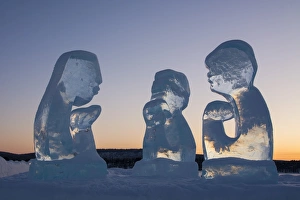 Ice Sculpture Prints: Ice Hotel, Jukkasjarvi, Sweden, Scandinavia, Europe
