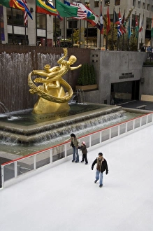 Ice rink at Rockefeller Center