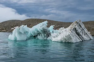 Serene Waters Prints: Iceberg on Belcher island, Devon island, Nunavut, Canadian Arctic, Canada, North America