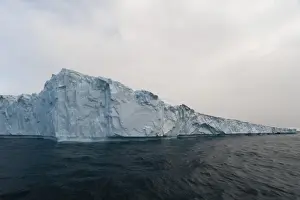 Floating On Water Prints: Icebergs in Ilulissat icefjord, UNESCO World Heritage Site, Greenland, Denmark, Polar