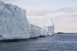 Icebergs in Ilulissat icefjord, UNESCO World Heritage Site, Greenland, Denmark, Polar
