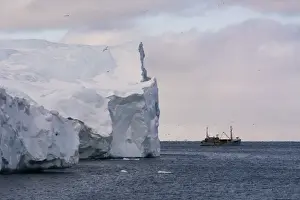 Icebergs in Ilulissat icefjord, UNESCO World Heritage Site, Greenland, Denmark, Polar