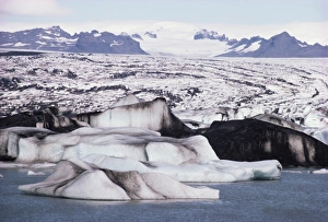 Vatnajokull Prints: Icebergs on Jokulsa Lake