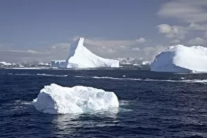 Icebergs, Laurie Island, South Orkney Islands, Polar Regions