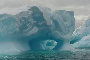 Polar Climate Prints: Icebergs, Pleneau Island, Antarctica, Polar Regions
