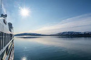 Outdoor Activities Prints: Icebreaker in the waters of Axel Heiberg island