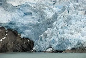 Ice Sheet Prints: Icefall at end of outlet glacier descending from main ice sheet