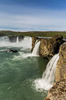 Waterfalls Prints: One of Icelands most spectacular waterfalls