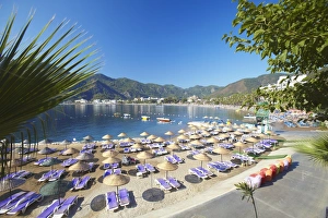Asia Minor Prints: Icmeler beach, Marmaris, Anatolia, Turkey, Asia Minor, Eurasia