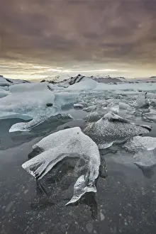 Jokulsarlon Prints: An iconic Icelandic landscape, an ice-filled lagoon fed by the Vatnajokull icecap